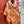 Fantaisie d'Etriers Shawl 135 CM Orange Colorful Cashmere And Silk 402081