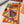 Haute Parure Scarf 135 CM Orange Colorful Cashmere And Silk  405068