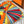 Haute Parure Scarf 135 CM Orange Colorful Cashmere And Silk  405068
