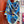 Haute Parure Scarf 135 CM Blue Colorful Cashmere And Silk 405069