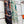 Square Scarf 140CM Black Mix Orange White Cashmere And Silk