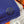 Scarf 200 CM Blue Thick Knit Fabric