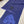 Scarf 200 CM Blue Thick Knit Fabric