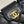 CC Mini Kelly Bag Charm Black Lambskin