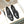 HM OXFORD LACE-UP BLACK WITH PATTERN CALFSKIN