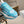 LV TRAINER WHITE MIX BLUE CALFSKIN AND BREATHABLE MESH
