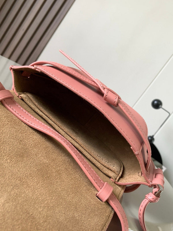 Loewe Mini Gate Dual Bag Light Pink Calfskin