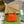 JACKIE NOTTE MINI BAG 19 IN ORANGE CRACKED LACQUER CALFSKIN GOLD HARDWARE