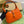 JACKIE SMALL SHOULDER BAG 27 IN ORANGE CRACKED LACQUER CALFSKIN GOLD HARDWARE