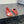 CC 26s Coco Beach Split-Toe Ballet Flats Red Lambskin 832538