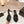 cc sandal flower 85 black quilted calfskin