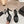 cc slingbacks sandal 85 flower black white calfskin