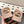 cc 25p logo with pearl mule sandal peach leather 237579