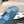 cc 25p logo with pearl sandal blue leather 237588