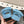 cc 25p logo with pearl sandal blue leather 237588