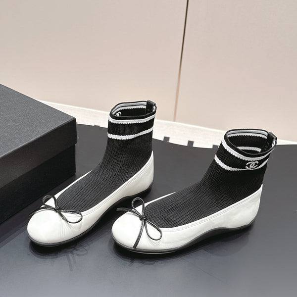 CC 26s Sneakers Black White Lambskin Mesh 922672