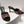VT High Heeled Sandals Black Sheepskin 292796