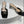 VT Mid Heel Mule Sandal Black Sheepskin 292757