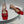 VT Mid Heel Mule Sandal Red Sheepskin 292759
