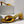 VT Mid Heel Mule Sandal Gold Sheepskin 292764