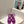VT Sandals Heels 50mm Purple Cowhide 292771