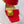 VT One Stud Leather Sandals Red Cowhide 292889