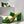 VT One Stud Leather Sandals Green Cowhide 292890