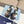 PRA PRINTED SLIDES SLIPPERS BLACK LAMBSKIN