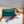 HM KELLY TEAL GREEN POCKET 18MM BELT CHERRY RED LEATHER SILVER HARDWARE