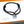 Silver Lockit Bracelet Black