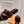 HM Oran slippers sliver buckle dark brown wool
