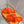HM Oran slippers sliver buckle orange wool