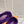 HM Oran slippers sliver buckle purple wool