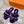HM Oran slippers sliver buckle purple wool