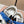 Miu Miu Plume Sneakers Black White Blue Suede Cowhite 533982