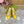 WOMEN'S SLIDE SANDAL WITH GG CROSS LEMON CANVAS