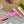 WOMEN'S SLIDE SANDAL WITH GG CROSS BRIGHT PINK CANVAS