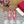 Ballerina In Toile Iconographe 20mm In Lotus Pink Mix Grey Brown Cotton Canvas And Lambskin 102828