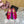 ALAIA BALLET FLATS IN DEEP PINK VELVET
