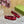 BALLET FLAT IN CHERRY RED SILK