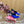 DC Rhinestone Buckle Mules Blue Silk & Sheepskin 926024