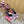 DC Rhinestone Buckle Mules Pink Silk & Sheepskin 926028
