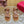 Rockstud Flatform Sandal 75mm In Brown Mix Brownish Pink Calfskin And Raffia 102856
