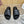 CELINE 25 Sline Sandal Black Sheepskin 285910