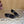 Jimmy Choo Mary Jane Flat Shoes Black Mesh Cross Strap Pearl 537769