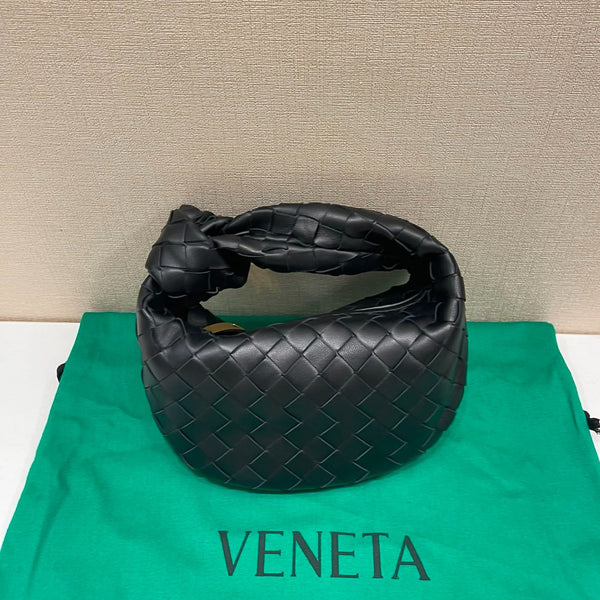 mini jodie 28 black lambskin