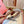 RUST ORANGE MIX WHITE HAIRBAND TWEED 327894