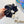 BLACK WRINKLED FABRIC SCRUNCHIE 358225