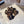 BLACK MIX LIGHT GOLD WRINKLED FABRIC SCRUNCHIE 378901