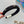 BLACK WOOL FABRIC HAIRBAND 402917